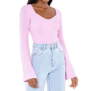 Line and Dot Melissa Sweater Long Flare Sleeve